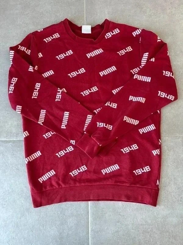 Suéter masculino Puma vermelho tamanho P – photo 2
